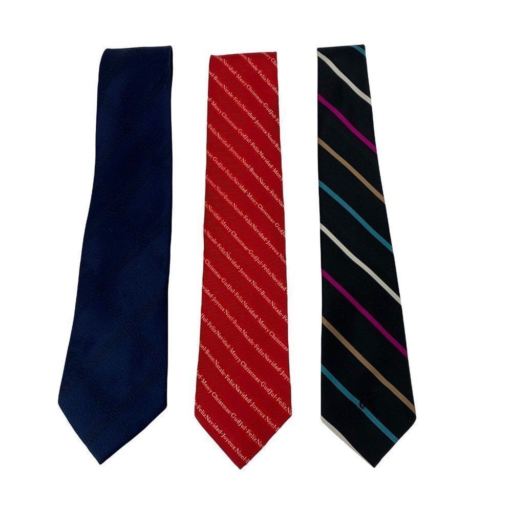 Lot of 3 Mens Neck Ties Roundtree & Yorke Principle NY Countess Wara 0631